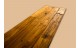 Antique pine wood hand-planed 2D wall panel