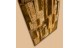 Antique pine wood 3D wall panel with regular wood pieces